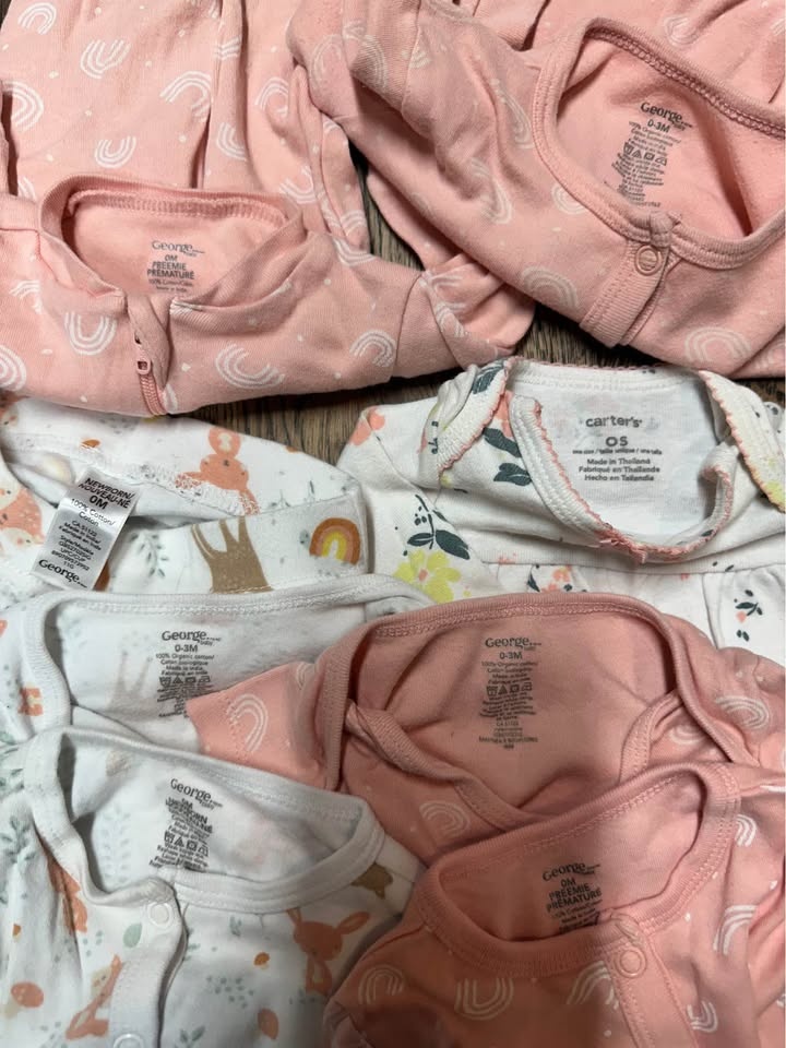 Baby Girl Premie/NewBorn/0-3 Month Matching Sets - photo 2