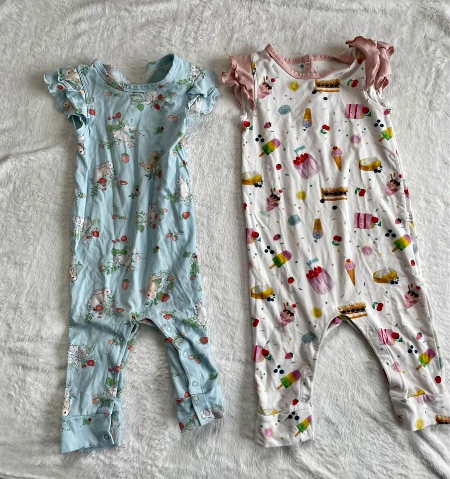 Adorable Loulou Lollipop Romper Set of 2