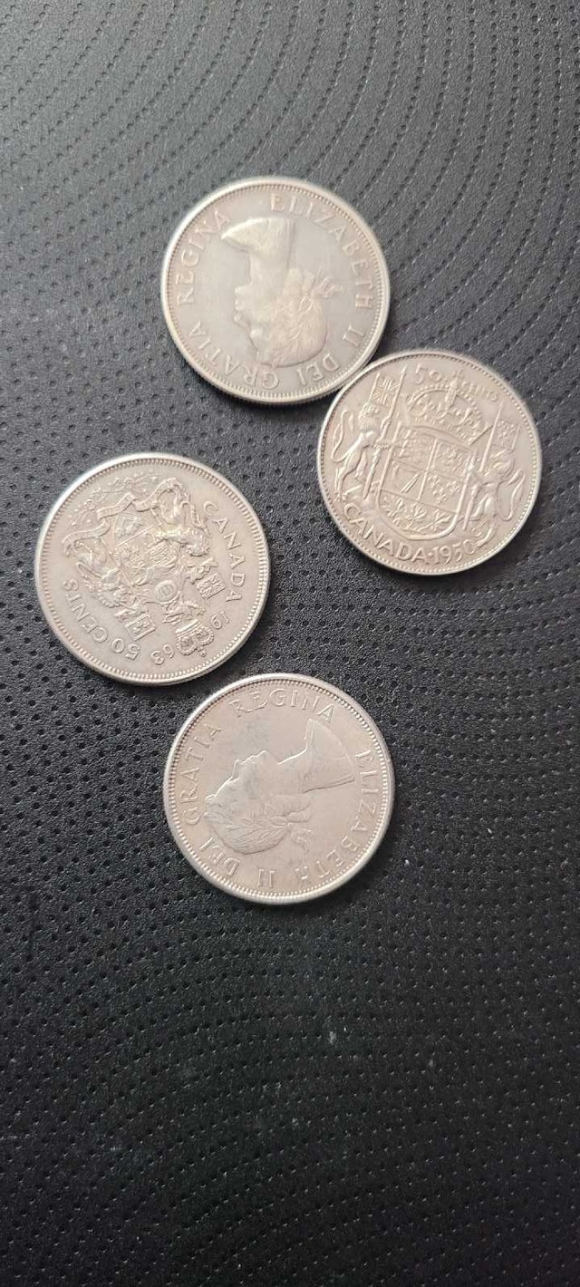 Mixed Silver Coins: Irish, UK, Canadian Quarters & More - photo 3