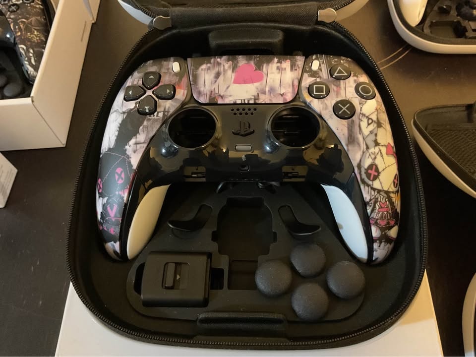 Custom Pink Punk Bunny DualSense Edge Controller - photo 3