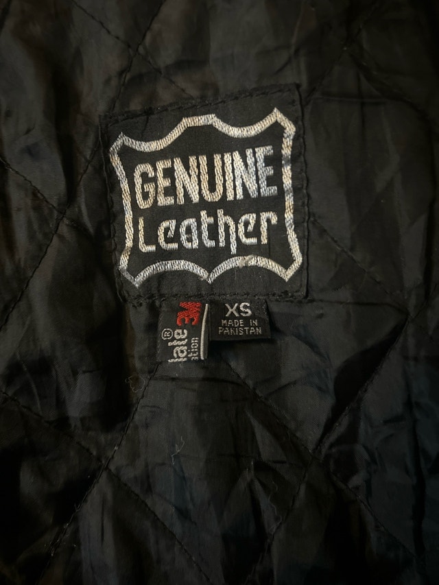 🏆XS Woman’s Leather Biker Jacket🏆 - photo 3