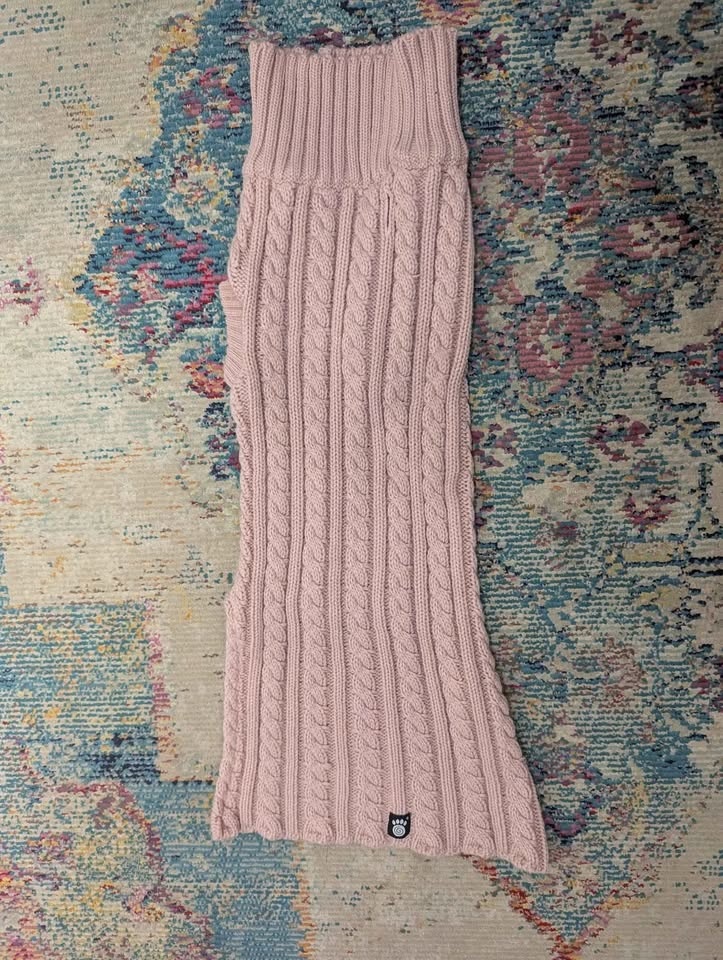 Large dog sweater (cable knit sweater pink) - photo 4