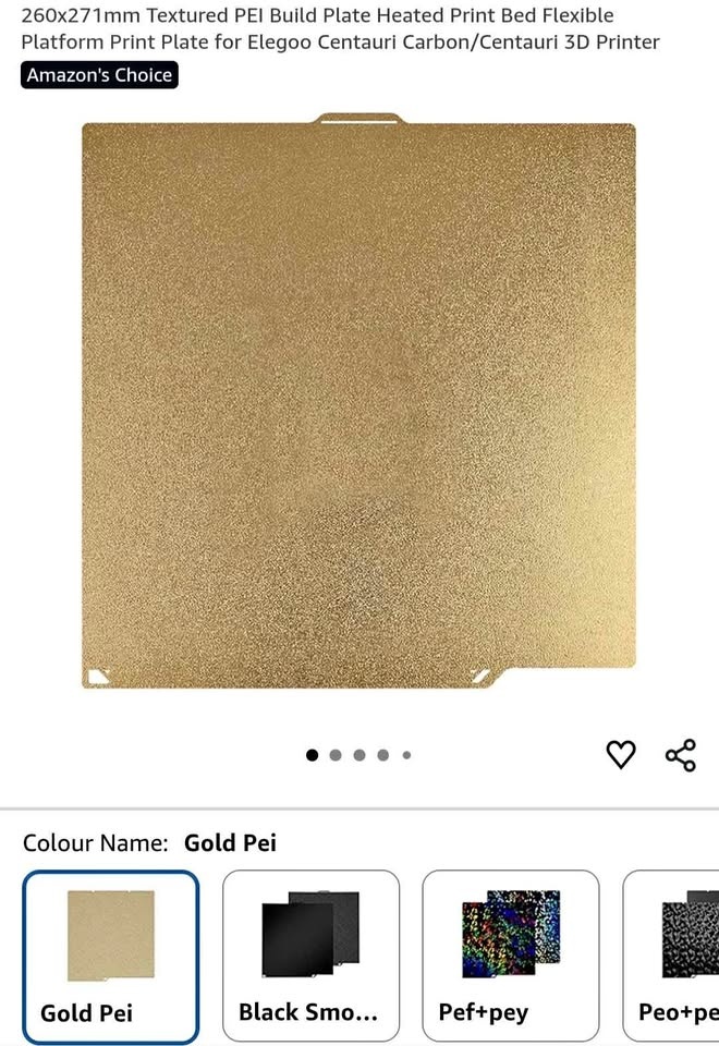 Centuri Carbon Bed Plate - New