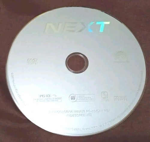 Next DVD (2007, Widescreen, Multi-language) - Disc Only