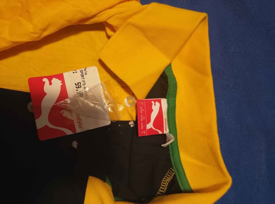 New Jamaica Polo Shirt - Puma, Size Large "🏆" - photo 2