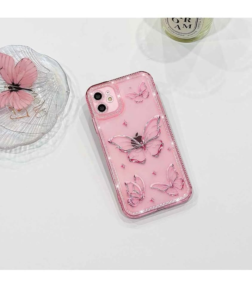 NITITOP iPhone 11 Case Clear Glitter Butterfly Design - photo 5