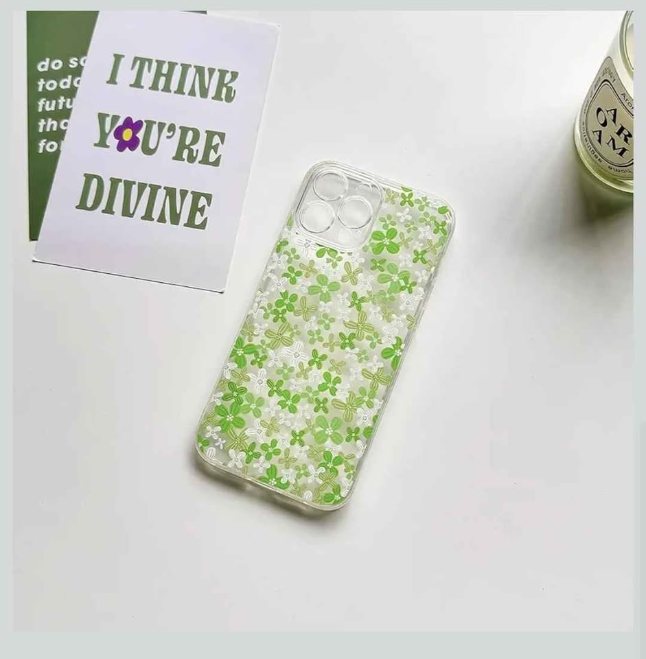 iPhone 13 Pro Max Clear Flower Case - photo 3