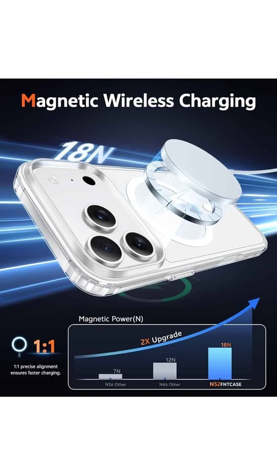 iPhone 17 Pro Clear Magnetic Case - photo 2