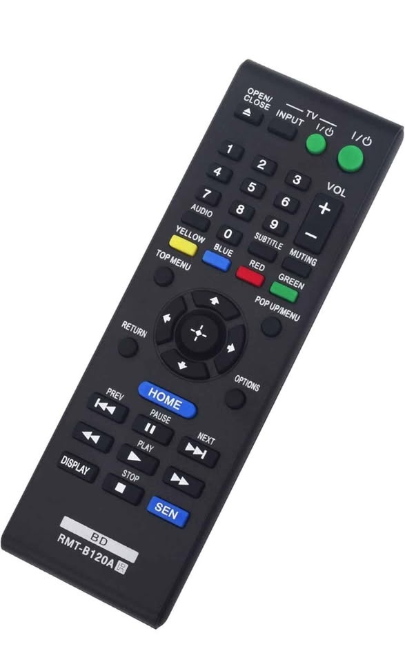 RMT-B120A Replaced Remote for Sony Blu-ray DVD Players - photo 2