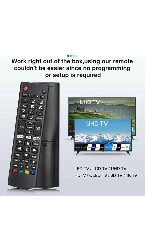 LG TV Universal Remote - All Models, Netflix/Prime - photo 2