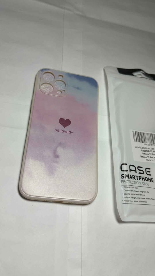 iPhone 12 Pro Max Case - Cute Pink/Purple Heart Pattern - photo 2