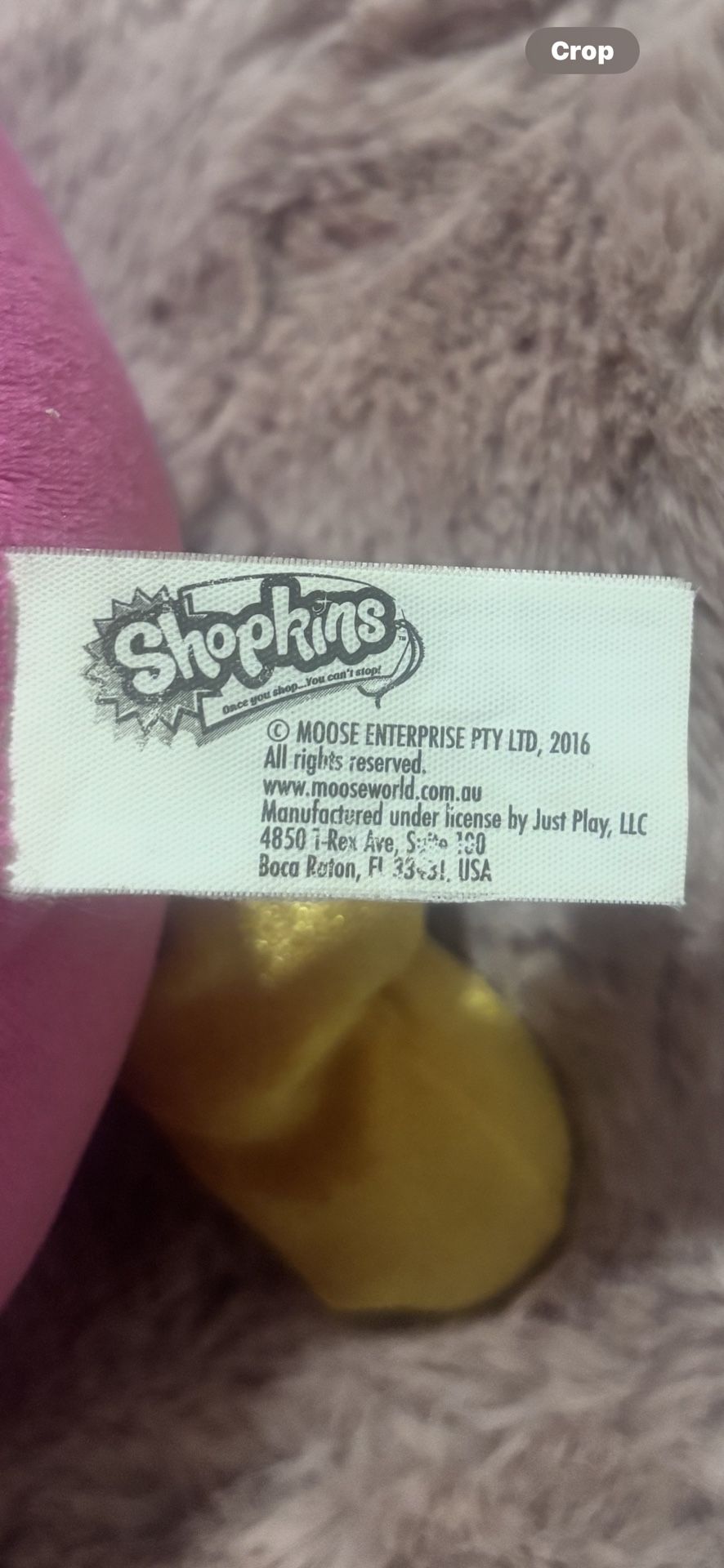 Shopkins Lippy Lips Jumbo Plush – 18” – Like New - photo 3