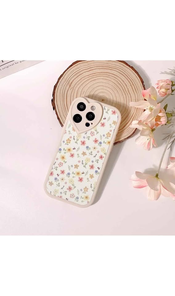 iPhone 13 Pro Case - Cute Flower Floral Leaf with Love Lens Bump - photo 2