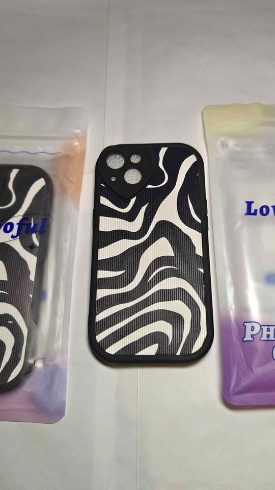 iPhone 13/14 Case - Clear Butterfly Design