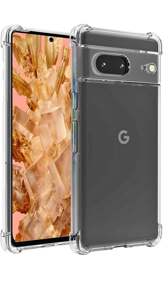Google Pixel 8 Case Clear TPU Shock-Absorption