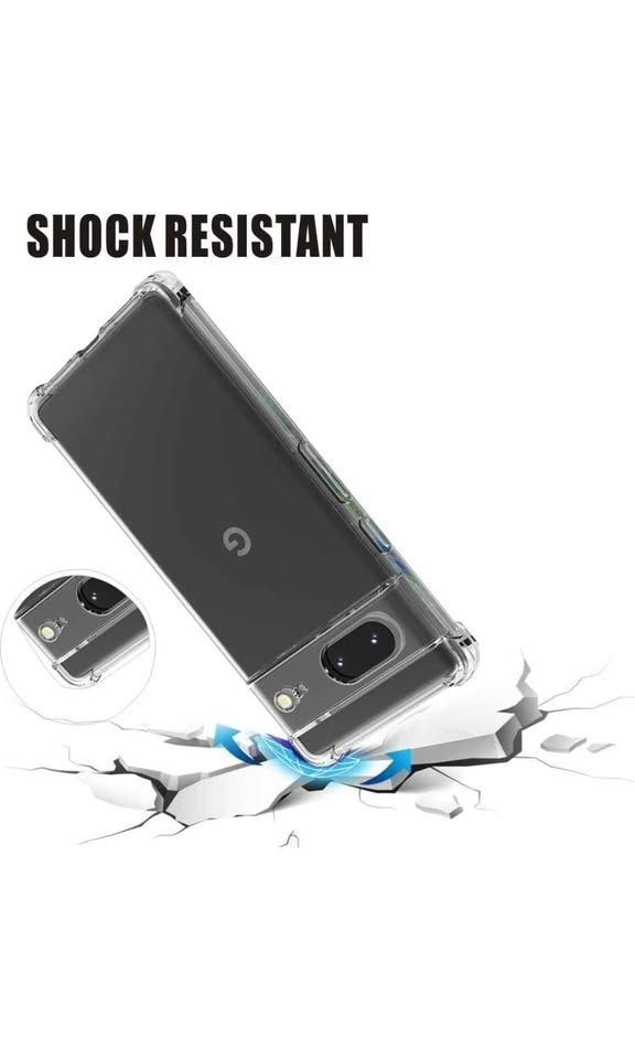 Google Pixel 8 Case Clear TPU Shock-Absorption - photo 2