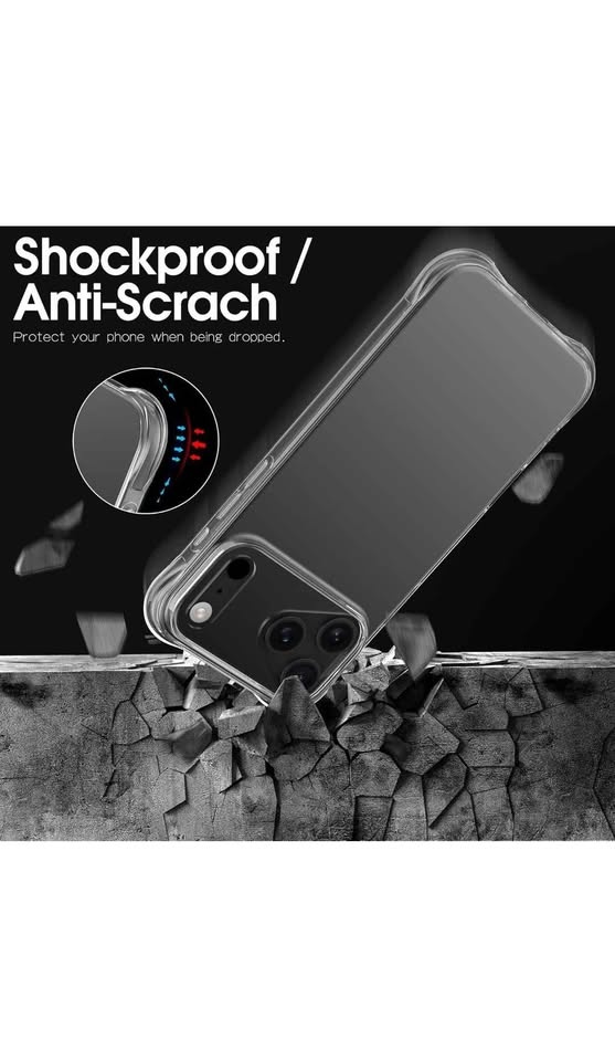 iPhone 17 Pro Clear Protective TPU Cover - photo 3