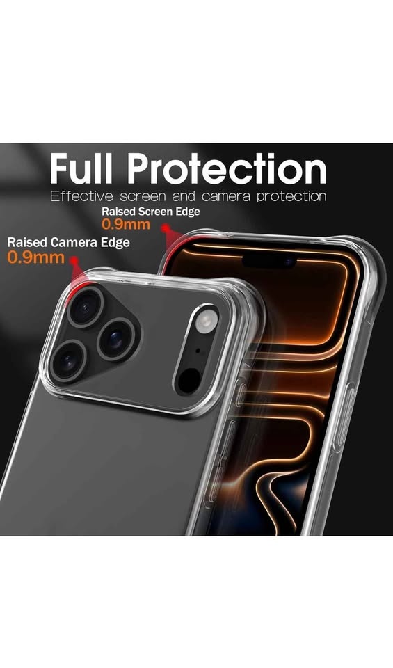 iPhone 17 Pro Clear Protective TPU Cover - photo 4