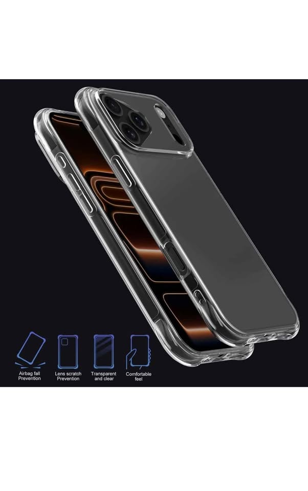 iPhone 17 Pro Clear Protective TPU Cover - photo 5