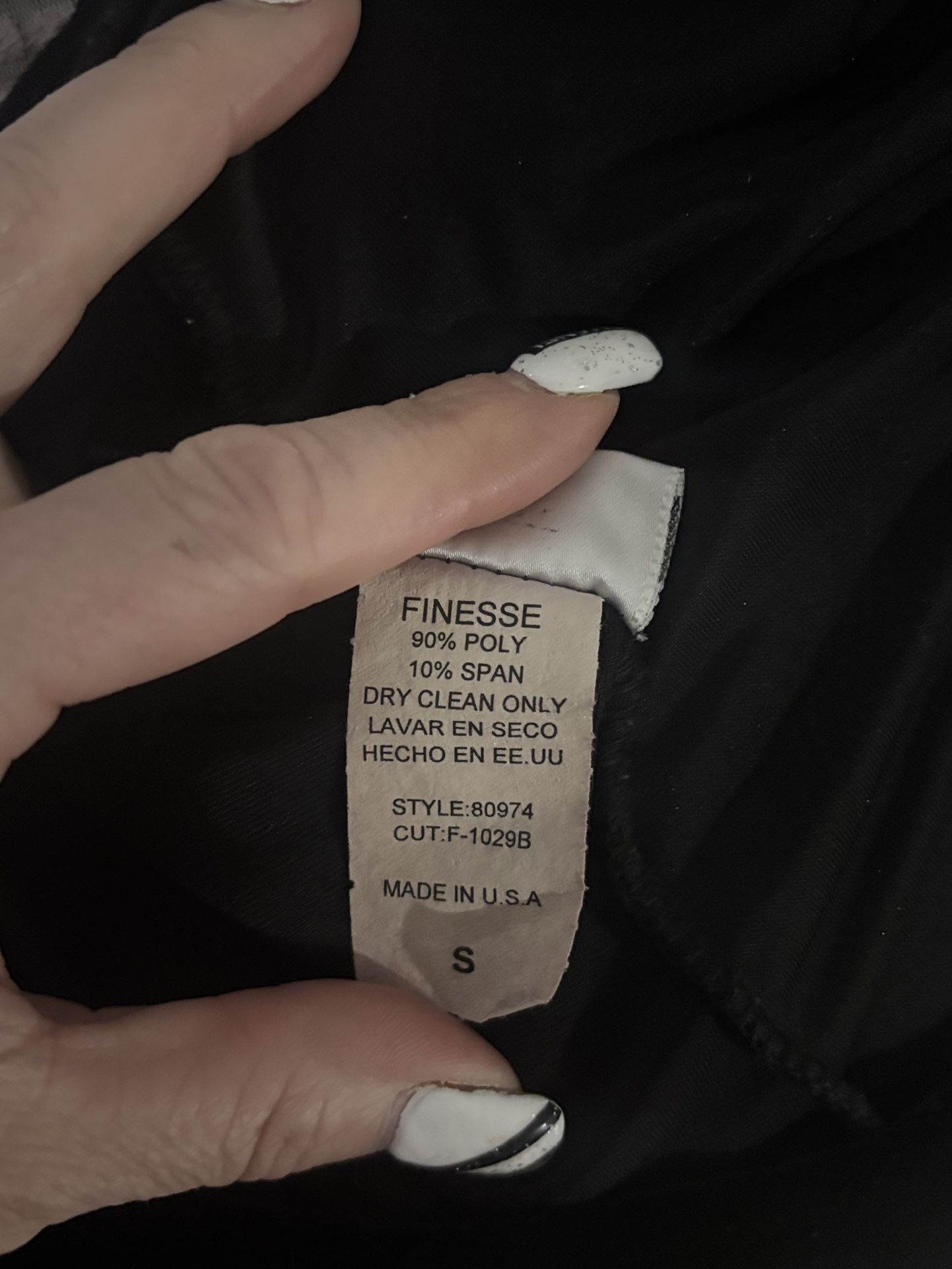 Finesse USA Black Velvet Maxi Skirt - Size Small - photo 5