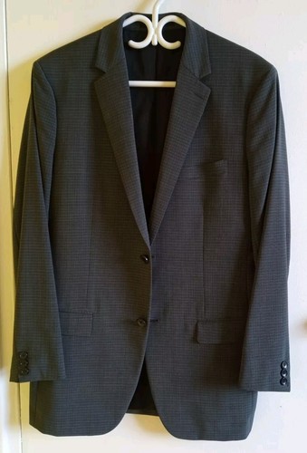 Theory Wellar Gray Blazer Sport Coat Sz 40 Like New