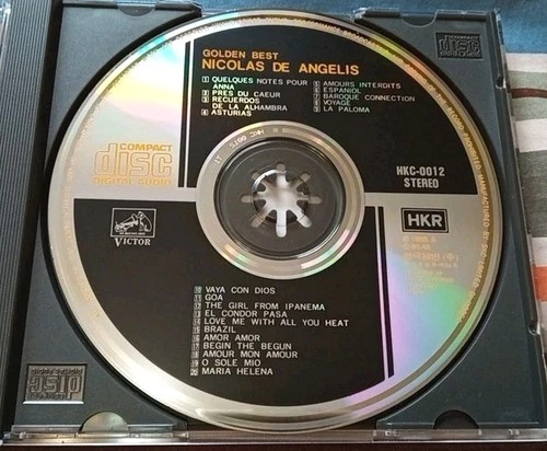 Nicolas de Angelis - Golden Best - Rare Japan/Korea 1988 CD - photo 3