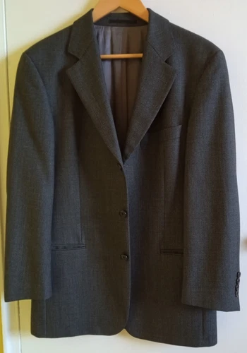 Hugo Boss Dark Gray Blazer/Sport Coat 100% Virgin Wool Sz 38