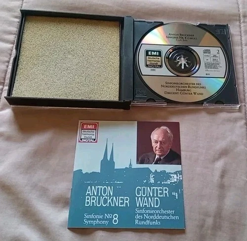 Anton Bruckner Symphony No. 8 Gunter Wand 1987 EMI 2-CD Set - photo 4