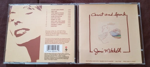 Joni Mitchell - Court And Spark - Elektra Canada CD (VG+)