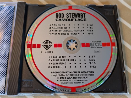 Rod Stewart - Camouflage - Rare 1984 TARGET CD - photo 2