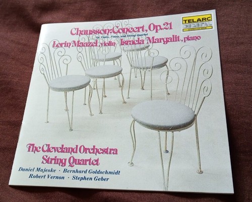Ernest Chausson - Concert Op. 21 CD (1991 Telarc)