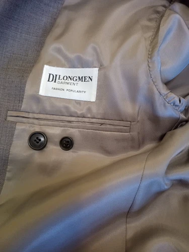 Dilongmen Gray Blazer/Sport Coat - 95% Wool - Sz 38 - photo 4