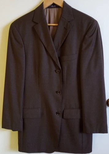 Hugo Boss Dark Brown Blazer/Sport Coat 100% Wool Sz 38