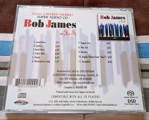 Bob James In Hi Fi - Smooth Jazz SACD Hybrid CD - photo 2
