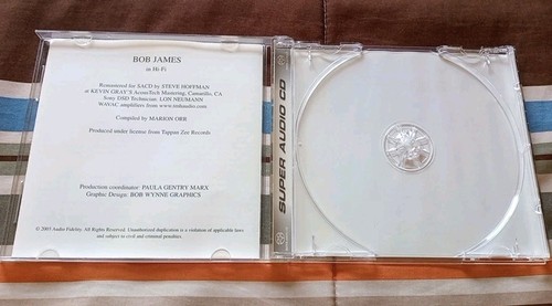 Bob James In Hi Fi - Smooth Jazz SACD Hybrid CD - photo 4