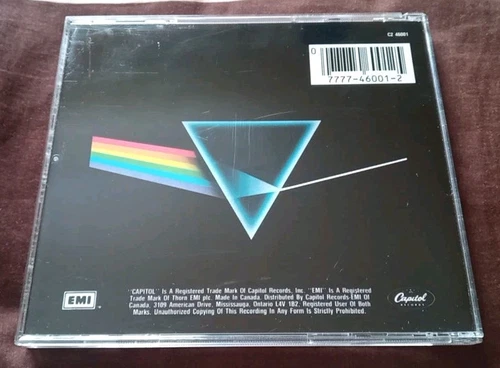 Pink Floyd - The Dark Side of the Moon - Capitol Canada CD - photo 2
