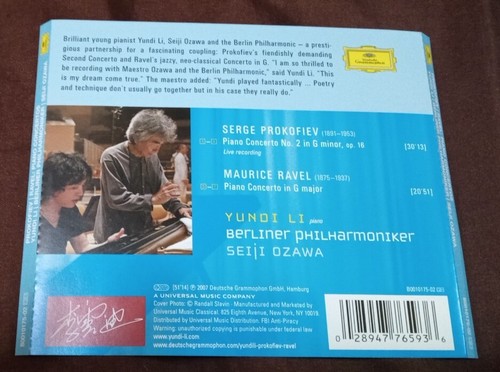Prokofiev/Ravel Piano Concertos CD - 2008 Rare OOP - photo 2
