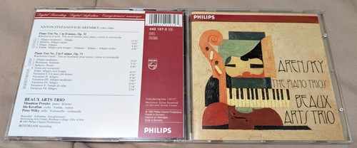 Arensky / Beaux Arts Trio - Piano Trios CD (1995)