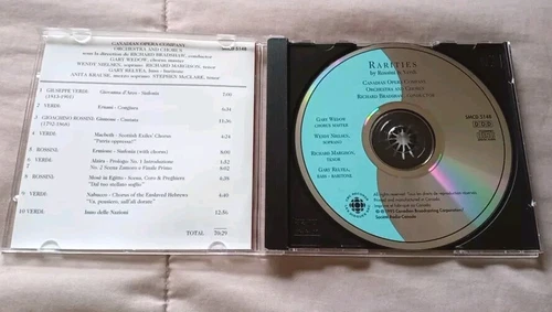 Rarities by Rossini and Verdi - 1996 CBC Records CD - photo 3