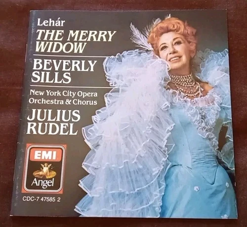 LEHAR - The Merry Widow - Beverly SILLS & Julius RUDEL - Rare EM