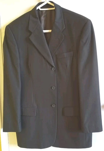 Ferretti Charcoal Gray Men's Suit 40R / 33x30 - Excellent Used