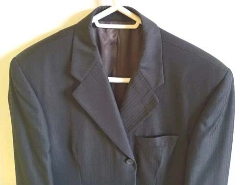 Ferretti Charcoal Gray Men's Suit 40R / 33x30 - Excellent Used - photo 3