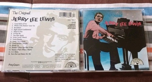 Jerry Lee Lewis - The Original - Rare & OOP 1989 Sun Canada CD (