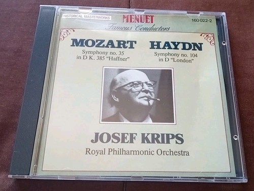 Mozart / Haydn - Josef Krips-Royal Phil - 1988 CD (EX)