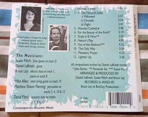 LaBrash Piltch Duo - Nature's Play - Rare 1996 CD - photo 3