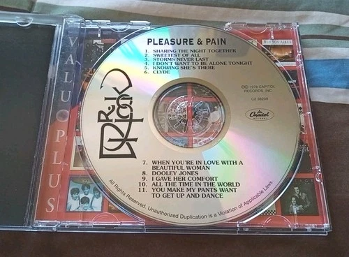 Dr. Hook - Pleasure & Pain (1978 Album) - Rare Capitol Canada CD - photo 3