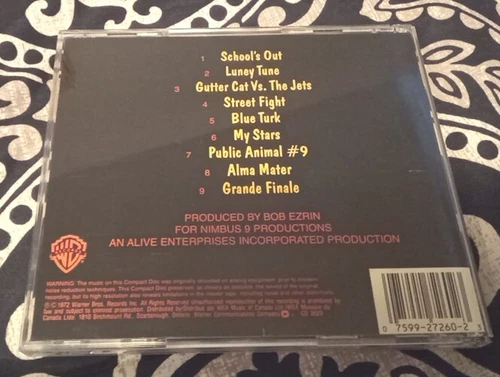 Alice Cooper - School's Out - Canadian CD (Near Mint) - photo 2