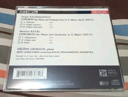 Helene Grimaud Rachmaninov Piano Concerto No. 2 CD - photo 2
