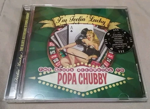 POPA CHUBBY - I'M FEELIN' LUCKY - 2014 CLEOPATRA CD (Near Mint)