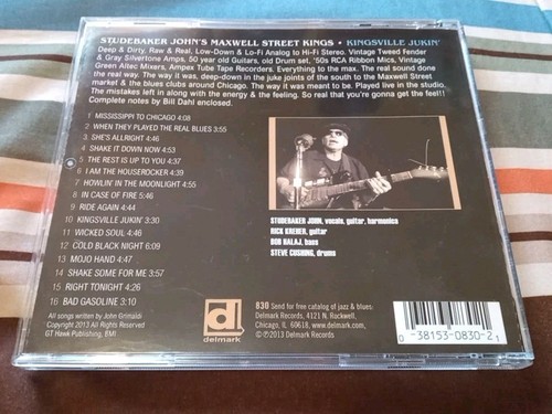 Studebaker John's Maxwell Street Kings - Kingsville Jukin' - CD - photo 2
